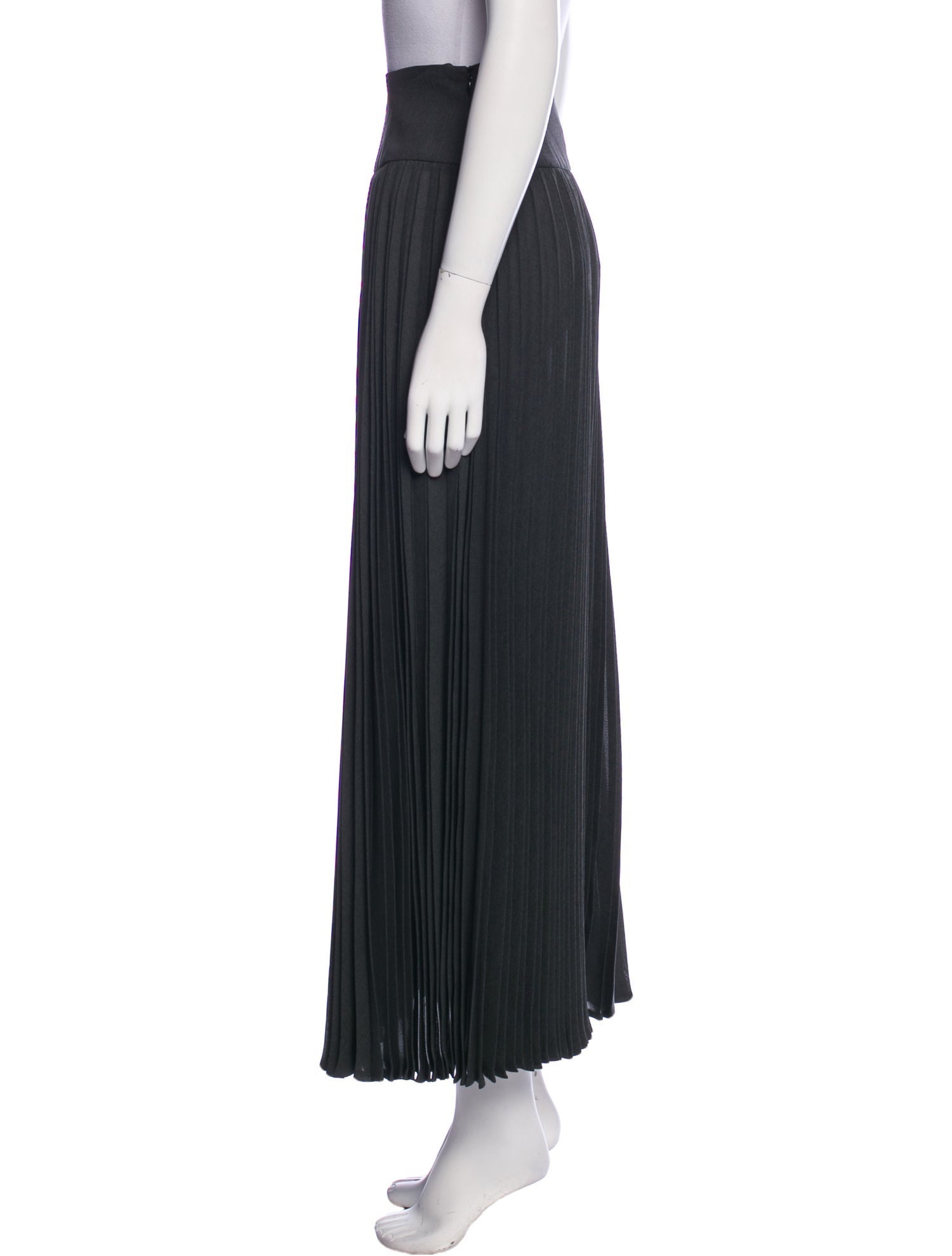 Escada Pleated Accents Midi Length Skirt