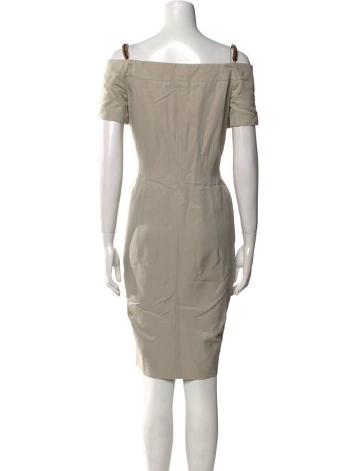 Escada Square Neckline Mini Dress