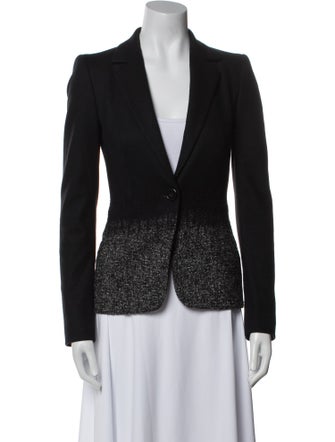 Escada Wool Tweed Pattern Blazer