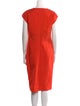 Escada V-Neck Midi Length Dress