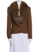 Escada Piacenza Exclusively Camel Hair Fur Jacket
