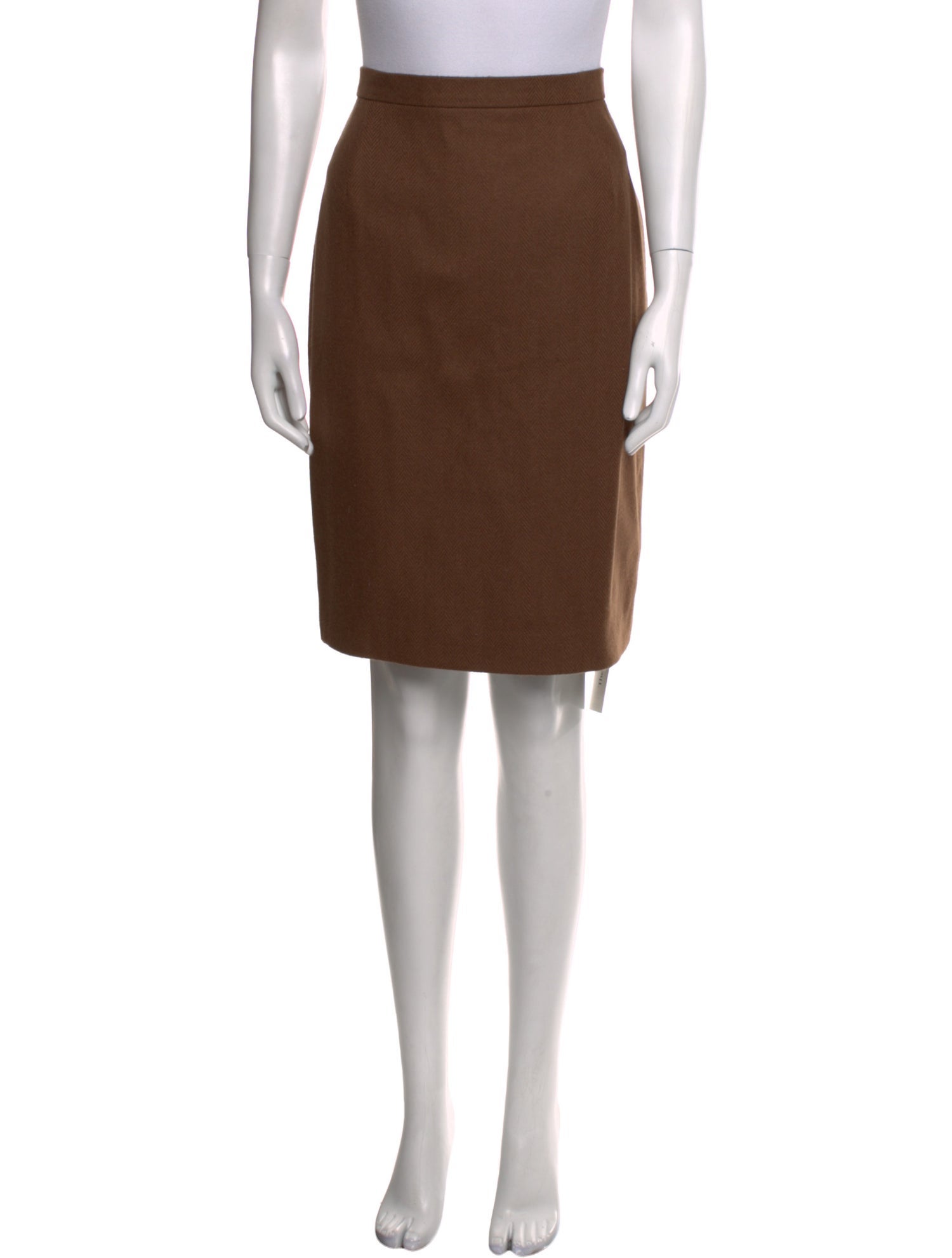 Escada Camel Hair Knee-Length Skirt