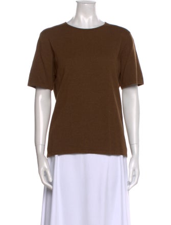 Escada Virgin Wool Crew Neck T-Shirt
