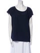 Escada Silk Scoop Neck T-Shirt