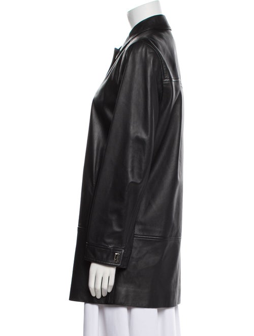 Escada Leather Trench Coat