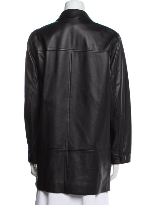 Escada Leather Trench Coat