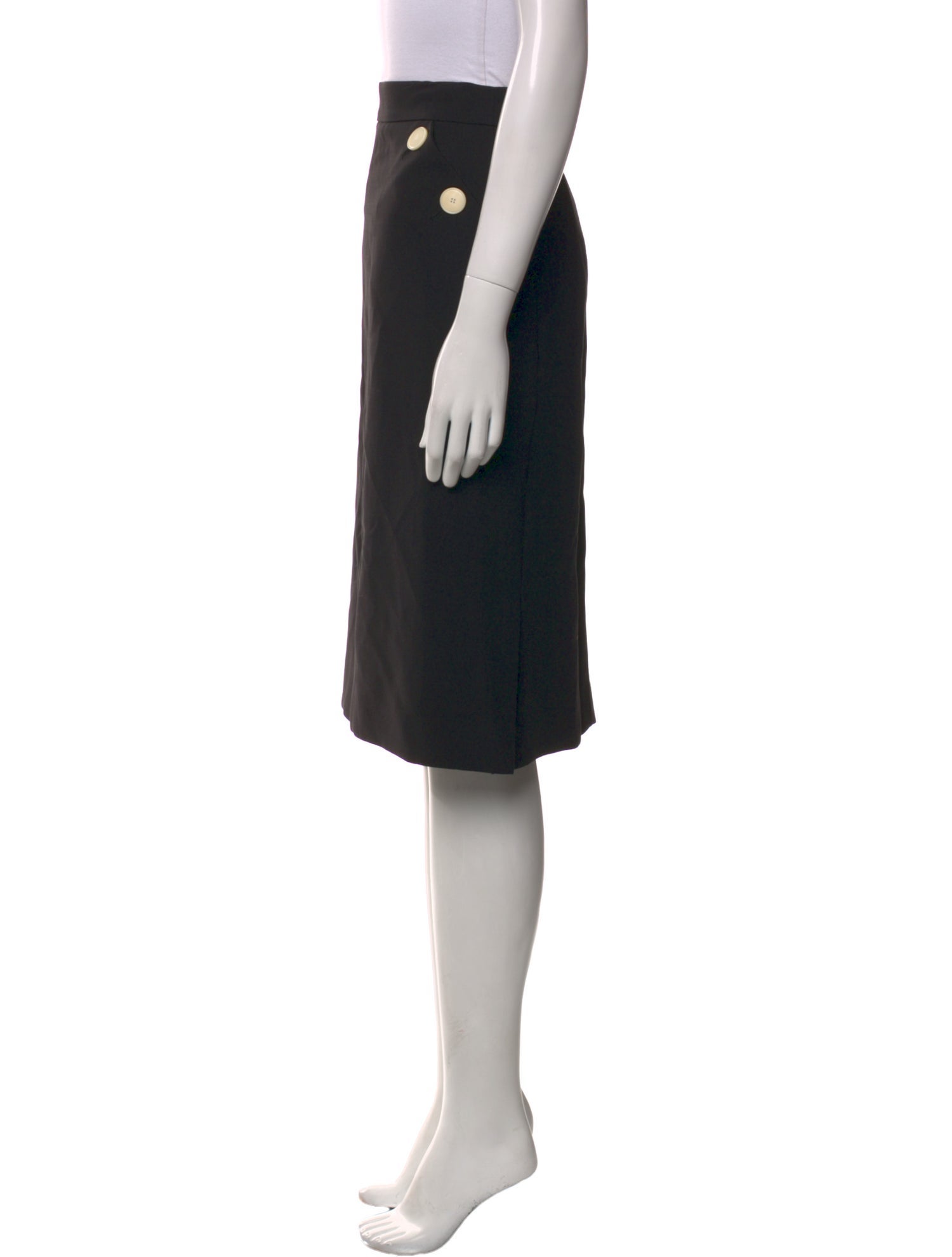 Escada Virgin Wool Knee-Length Skirt