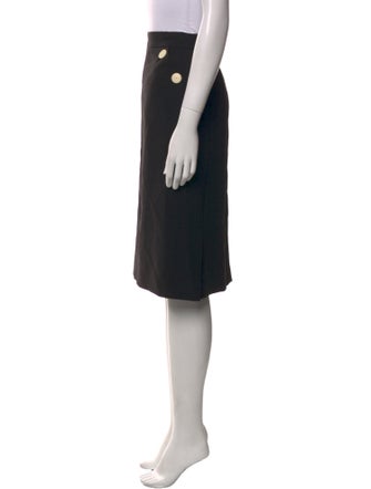 Escada Virgin Wool Knee-Length Skirt