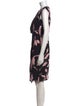 Escada Floral Print Knee-Length Dress