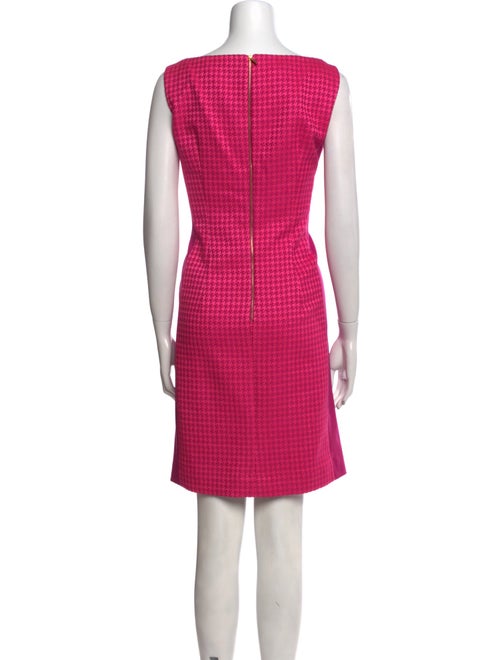 Escada Houndstooth Print Mini Dress