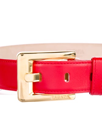 Escada Skinny Leather Belt