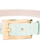 Escada Skinny Embossed Leather Belt