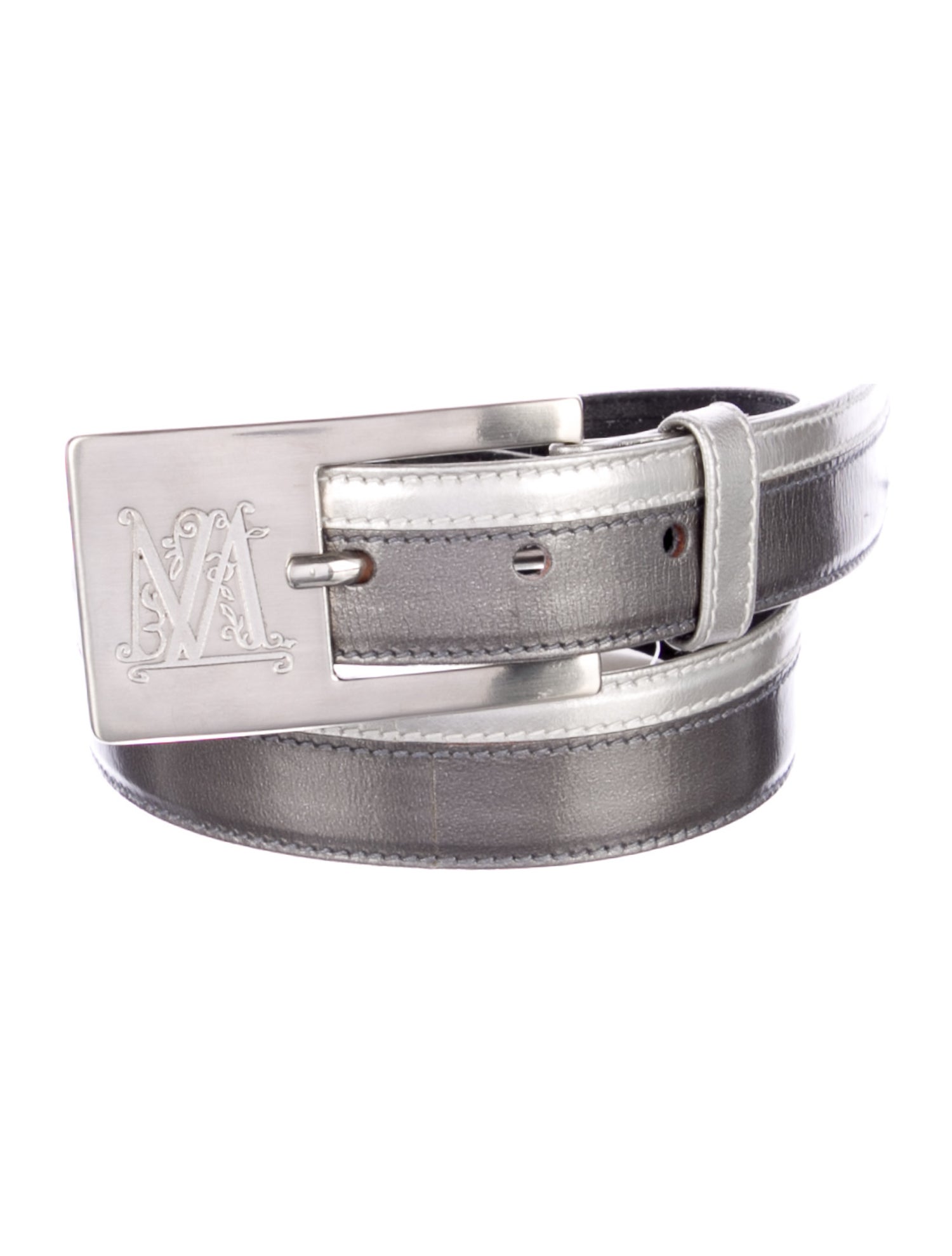 Escada Skinny Leather Waist Belt