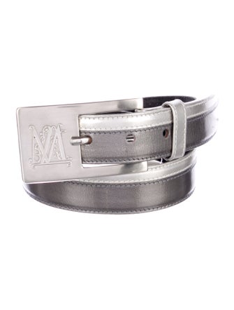 Escada Skinny Leather Waist Belt