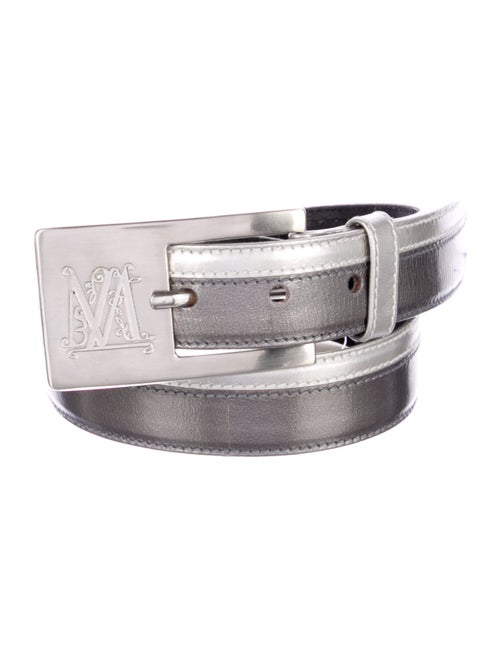 Escada Skinny Leather Waist Belt