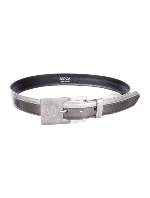 Escada Skinny Leather Waist Belt