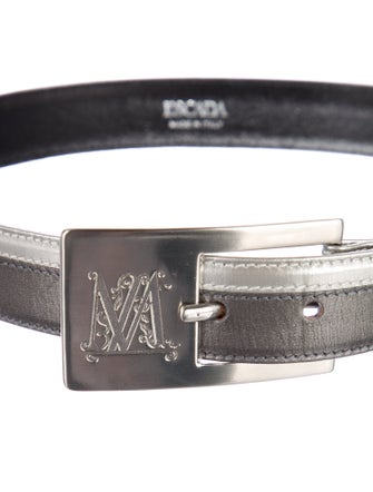 Escada Skinny Leather Waist Belt