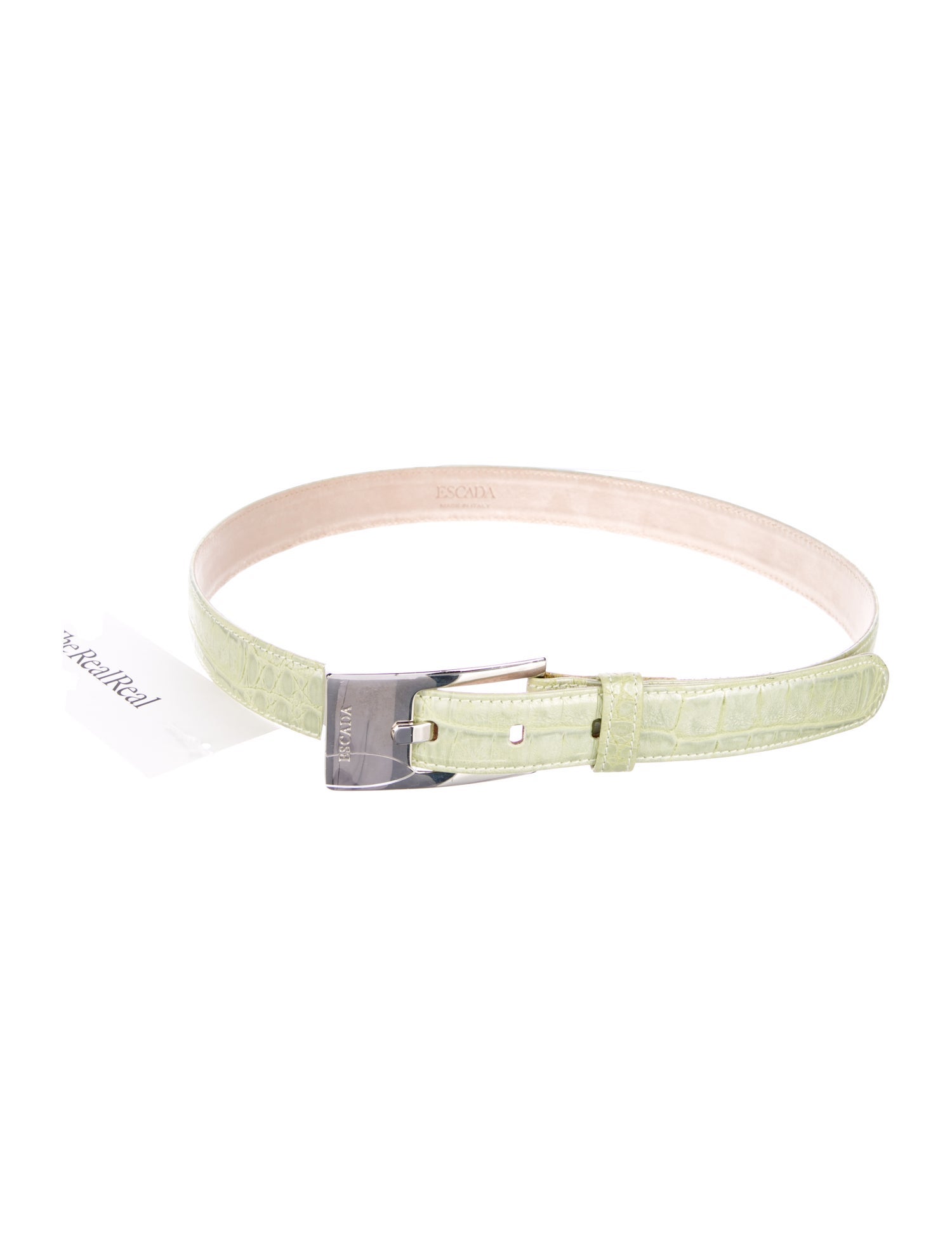 Escada Skinny Leather Belt