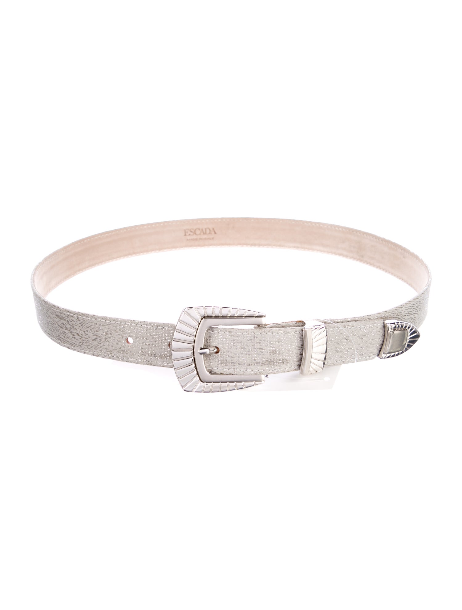 Escada Skinny Leather Belt