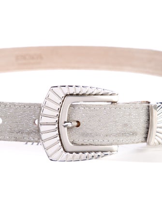 Escada Skinny Leather Belt