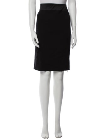 Escada Virgin Wool Knee-Length Skirt