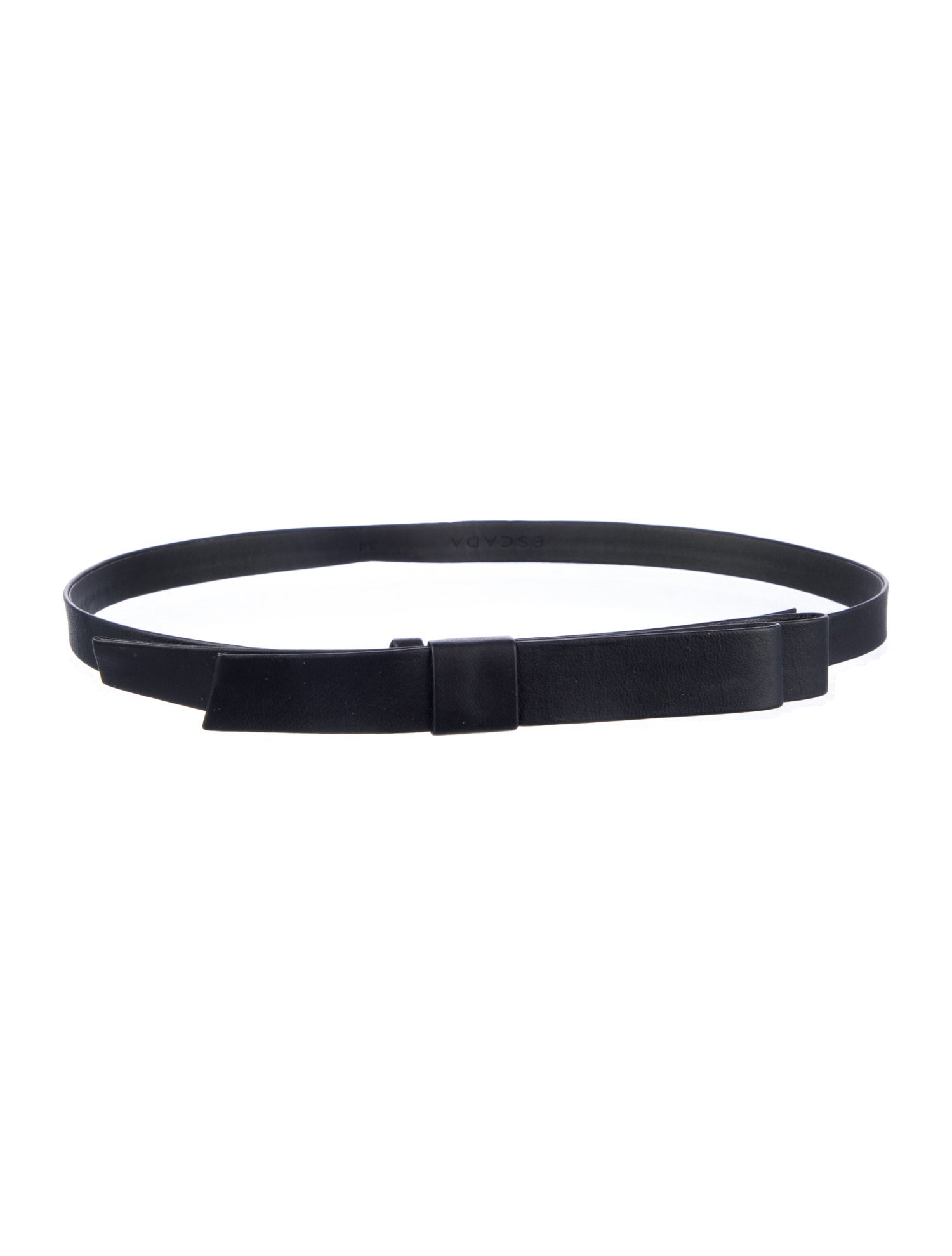 Escada Skinny Leather Waist Belt