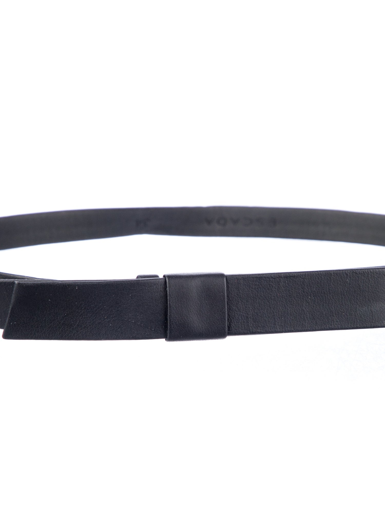 Escada Skinny Leather Waist Belt