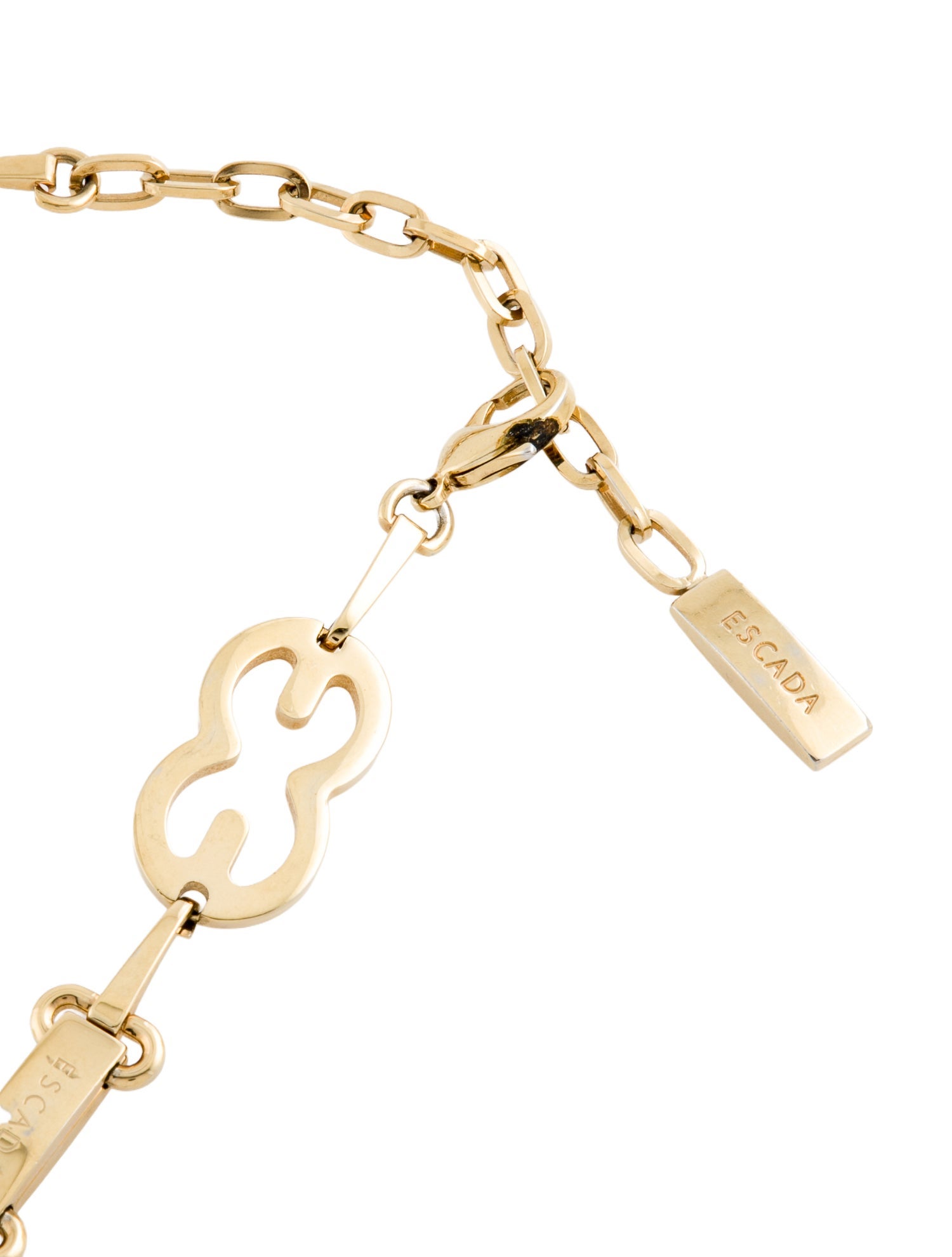 Escada Skinny Metal Waist Belt