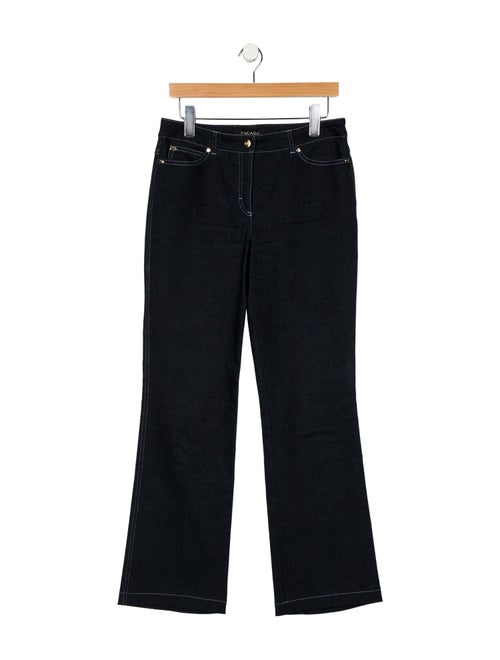 Escada Mid-Rise Wide Leg Jeans