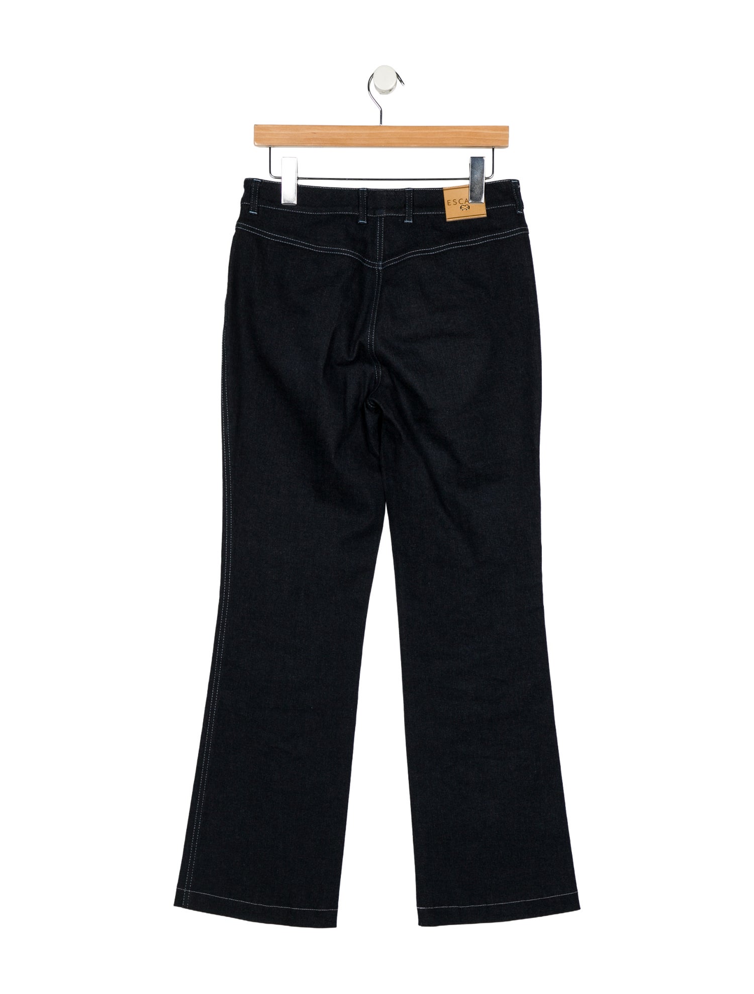 Escada Mid-Rise Wide Leg Jeans