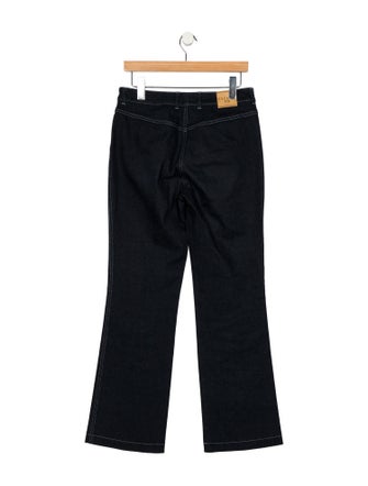 Escada Mid-Rise Wide Leg Jeans