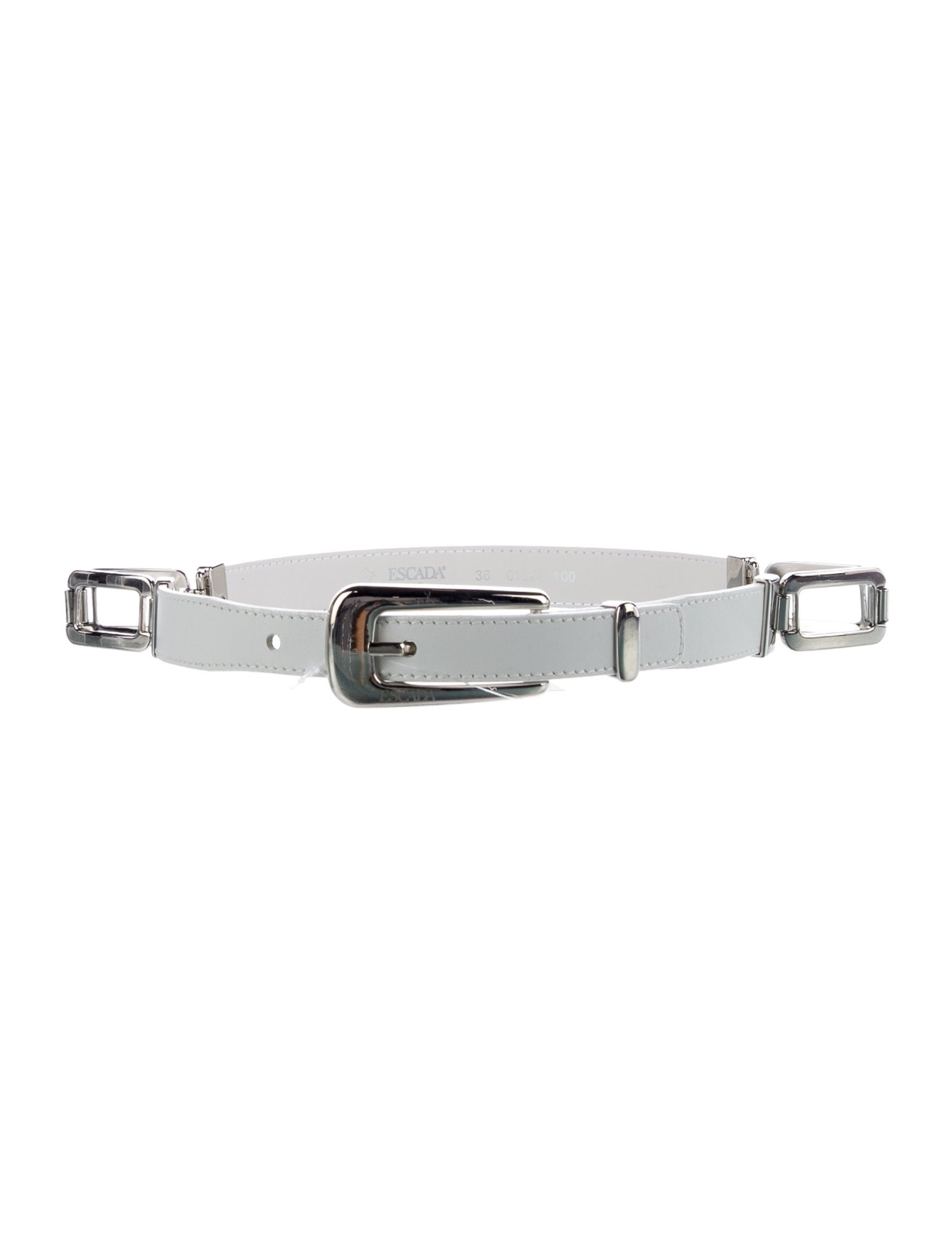Escada Skinny Leather Waist Belt