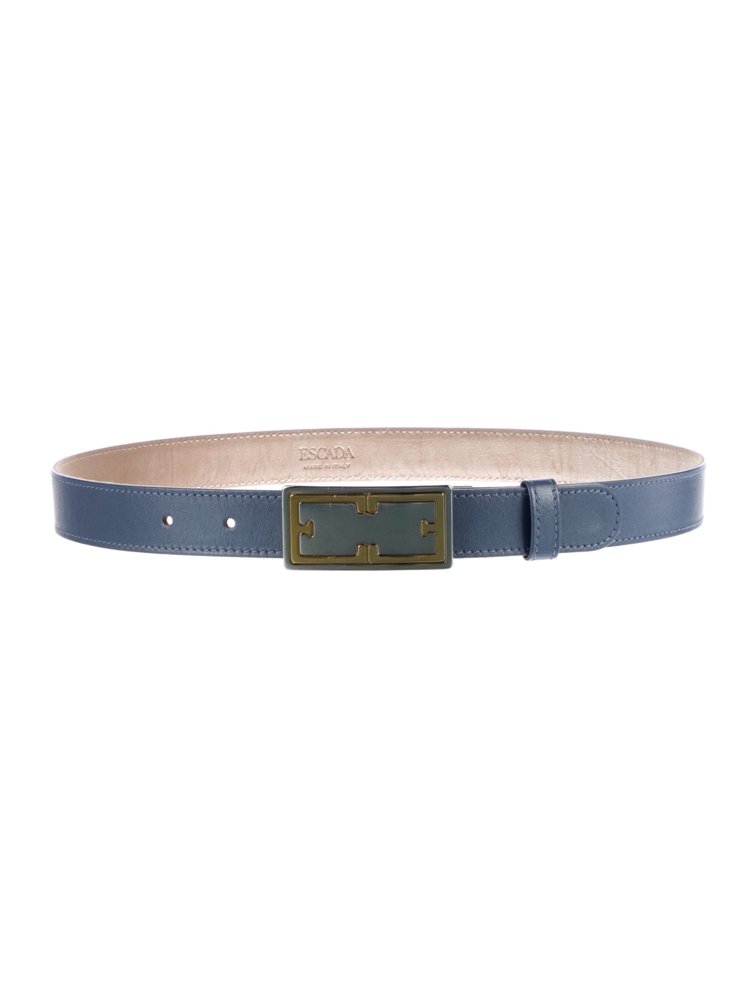 Escada Skinny Leather Waist Belt