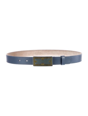 Escada Skinny Leather Waist Belt