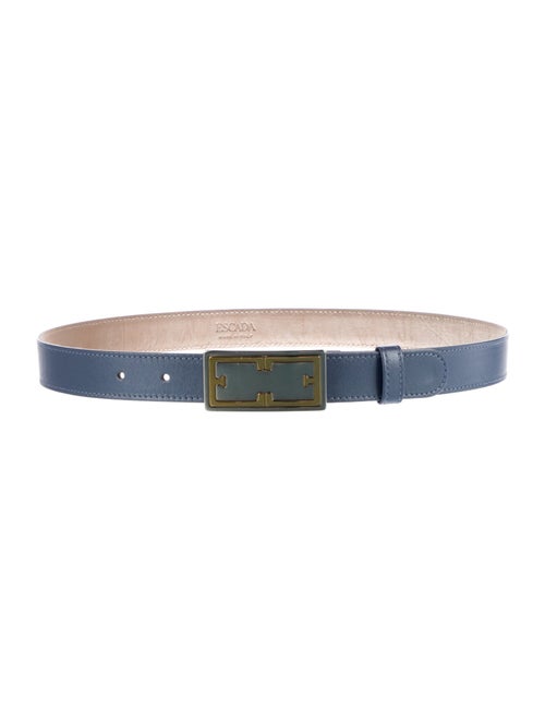 Escada Skinny Leather Waist Belt