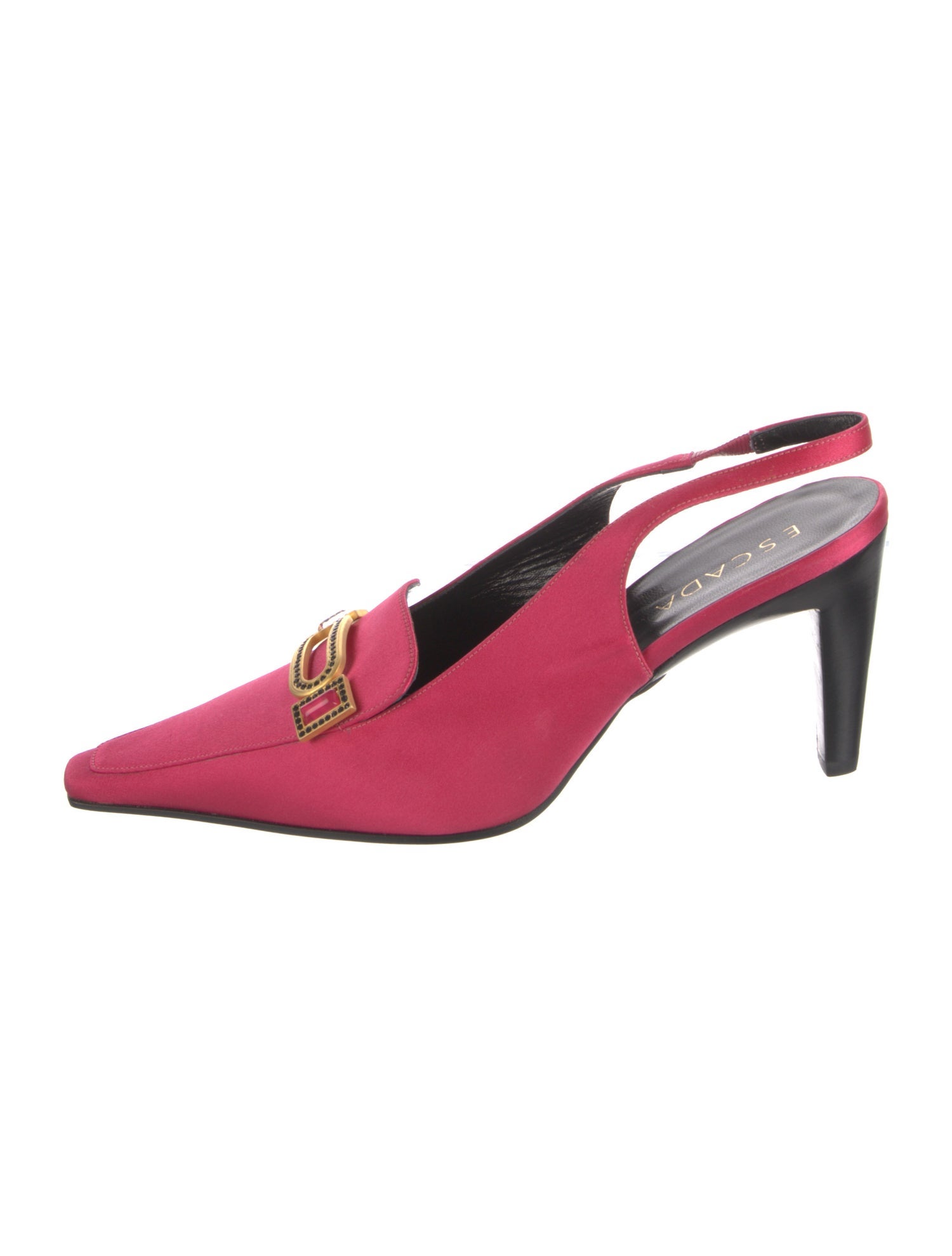 Escada Satin Slingback Pumps