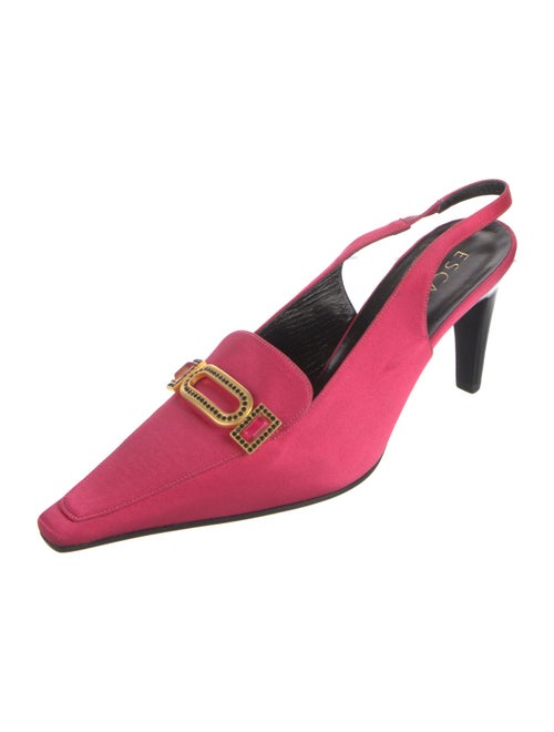 Escada Satin Slingback Pumps