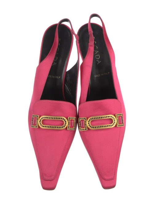 Escada Satin Slingback Pumps