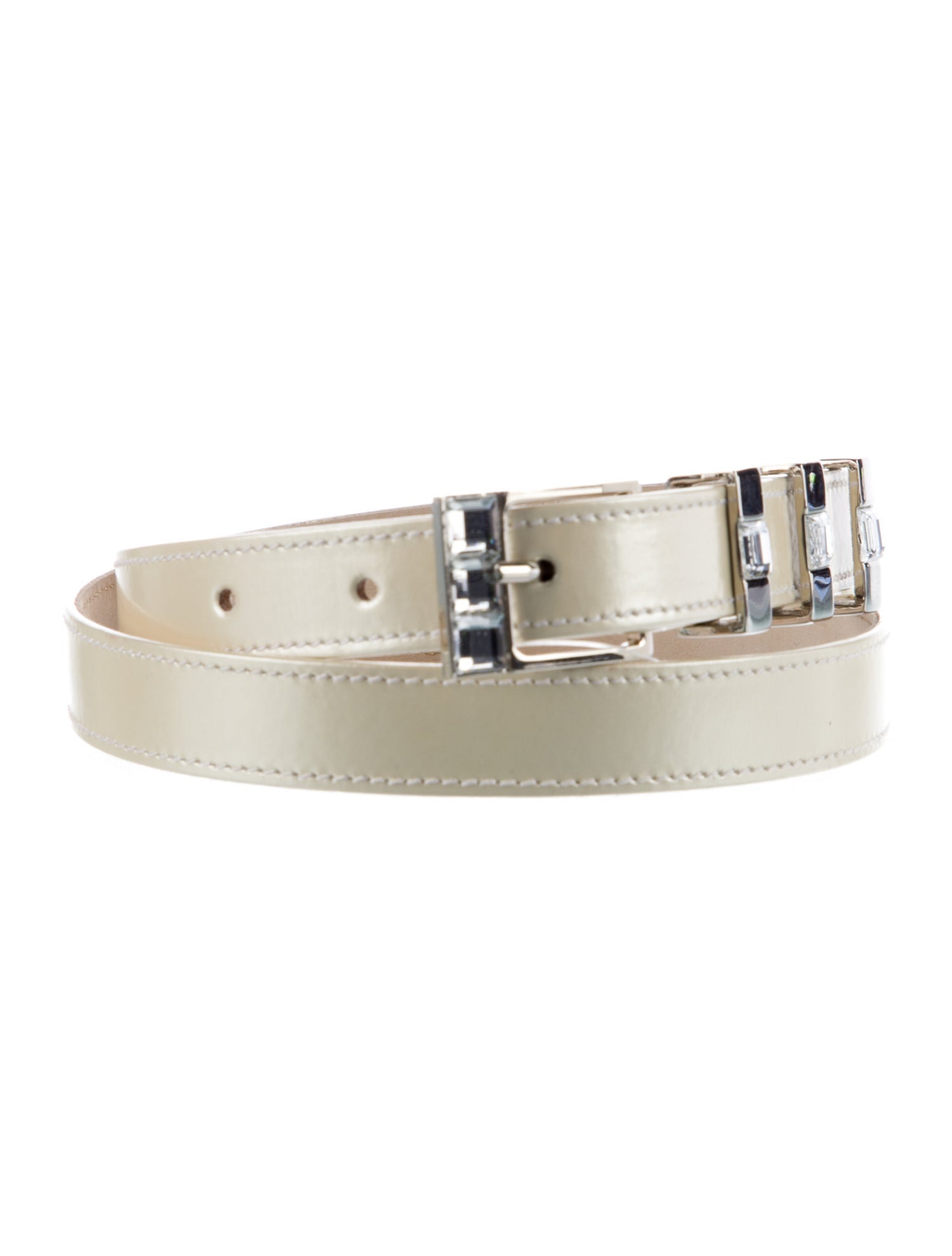Escada Skinny Leather Waist Belt