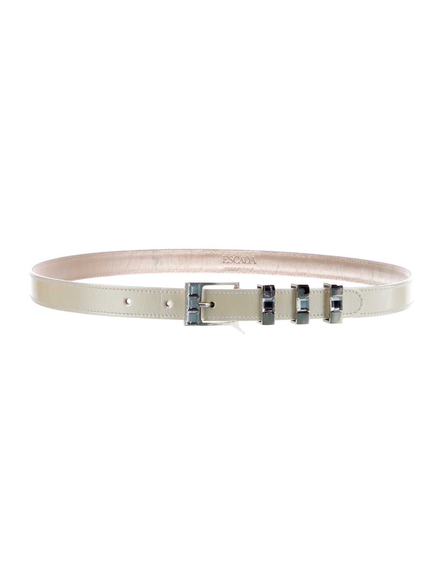 Escada Skinny Leather Waist Belt