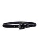 Escada Skinny Patent Leather Belt