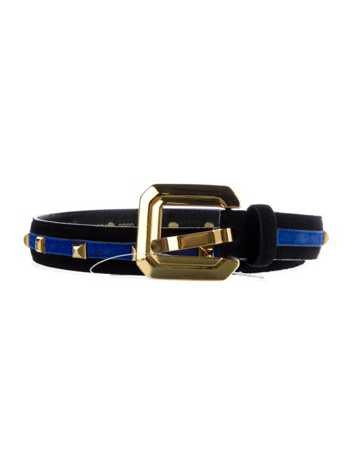 Escada Skinny Suede Belt