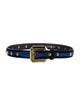Escada Skinny Suede Belt