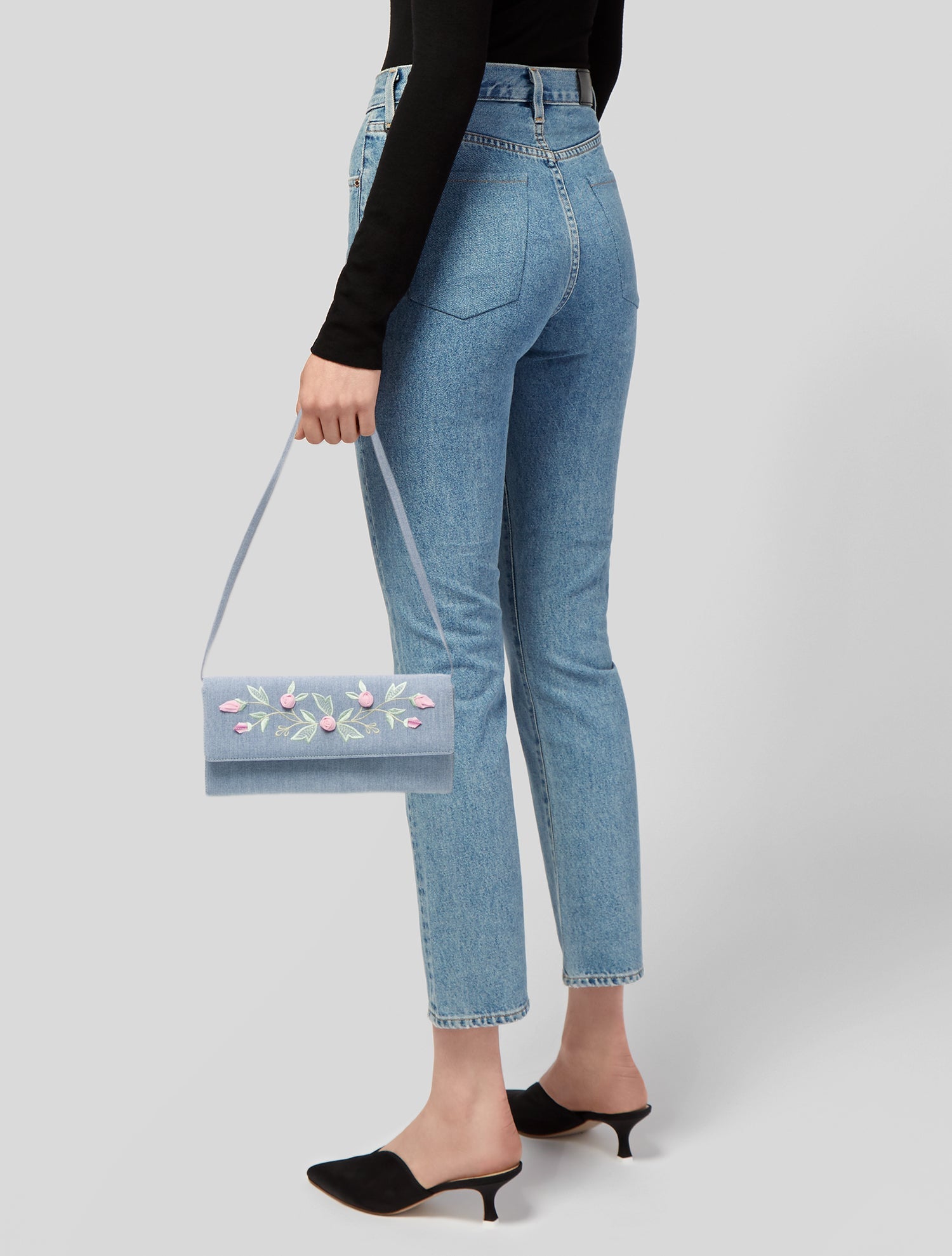 Escada Denim Shoulder Bag