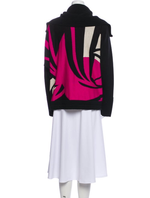 Escada Virgin Wool Printed Jacket