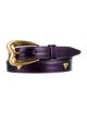 Escada Skinny Leather Waist Belt