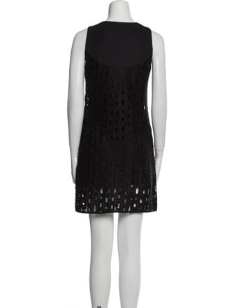 Escada Square Neckline Mini Dress