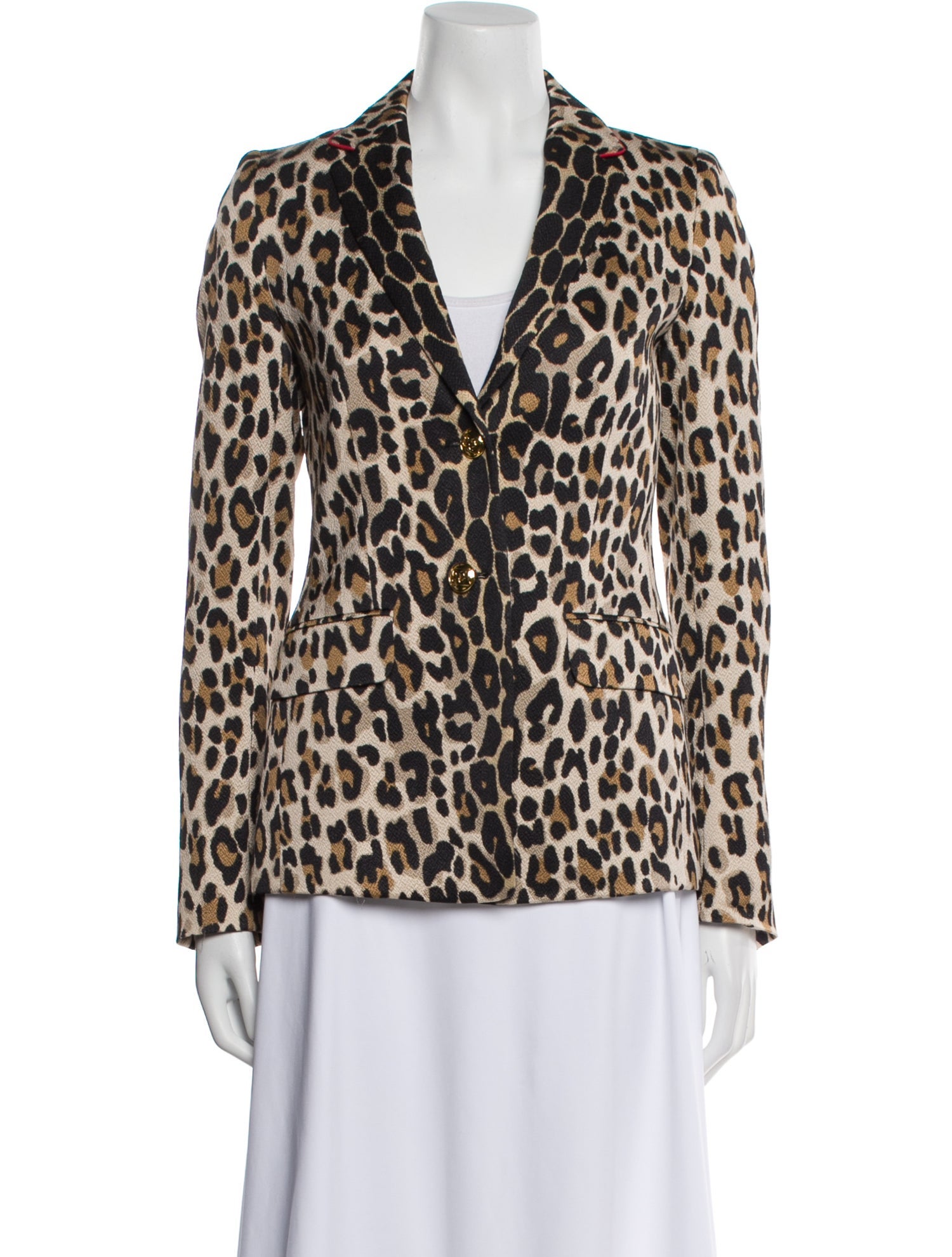 Escada Animal Print Blazer