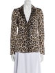 Escada Animal Print Blazer