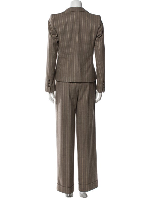 Escada Wool Striped Pantsuit